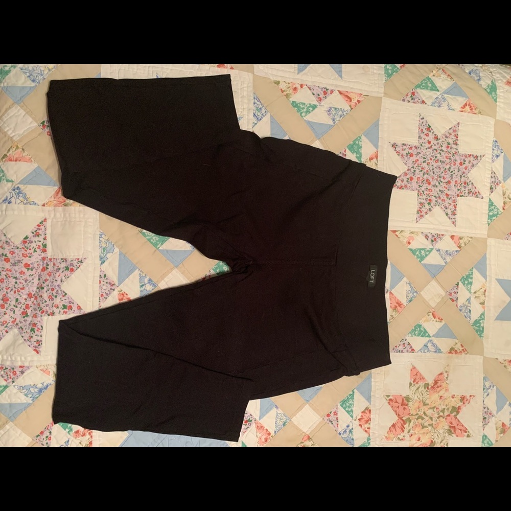 Loft pointe leggings euc